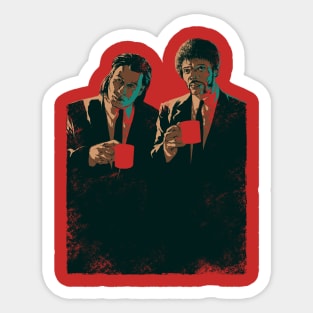 Pulp Fiction Art Print Sticker